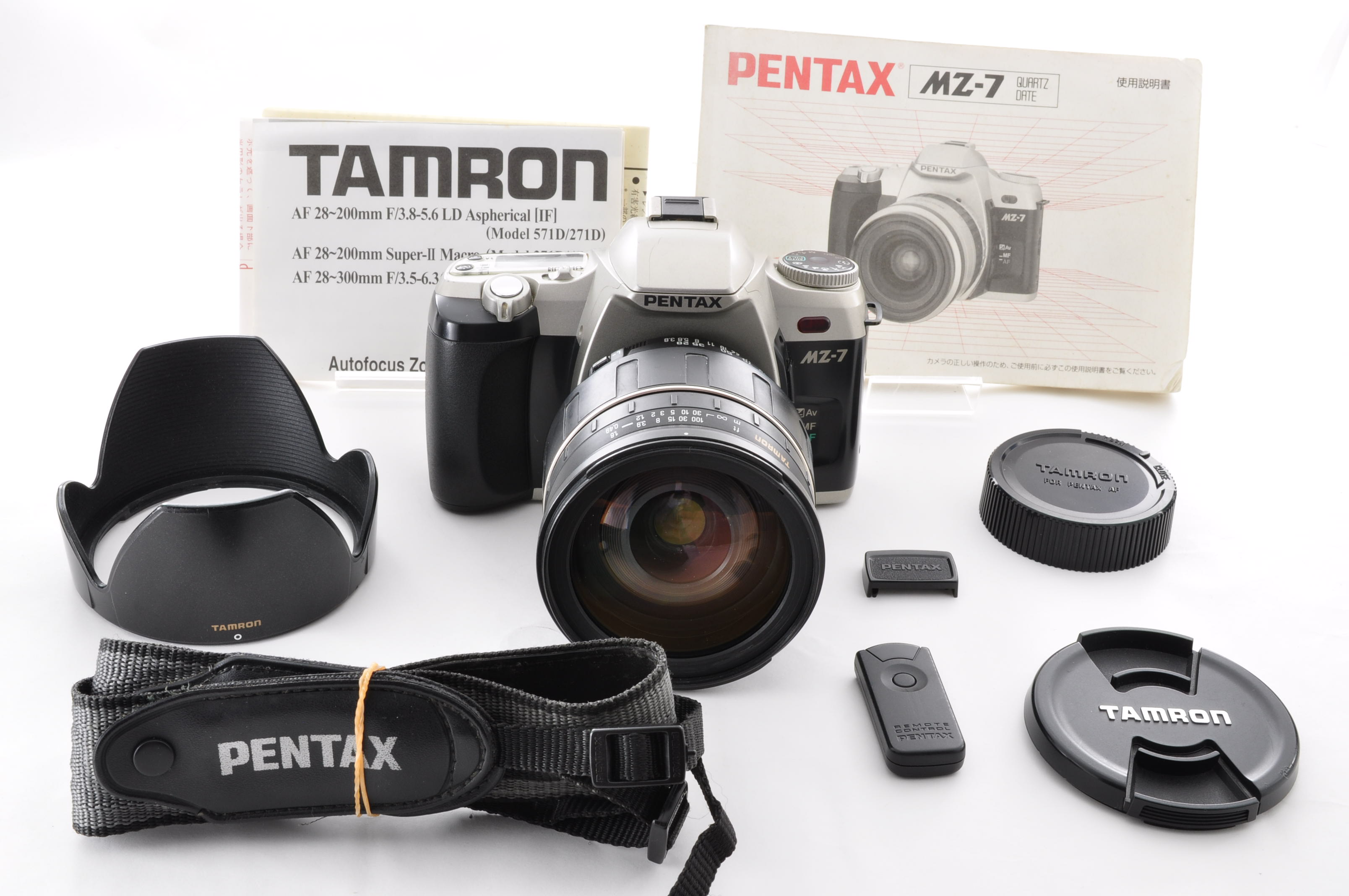 PENTAX MZ-7 35mm Film Camera [Near Mint] + Tamron 28-200mm F3.5-5.6 From Japan img23