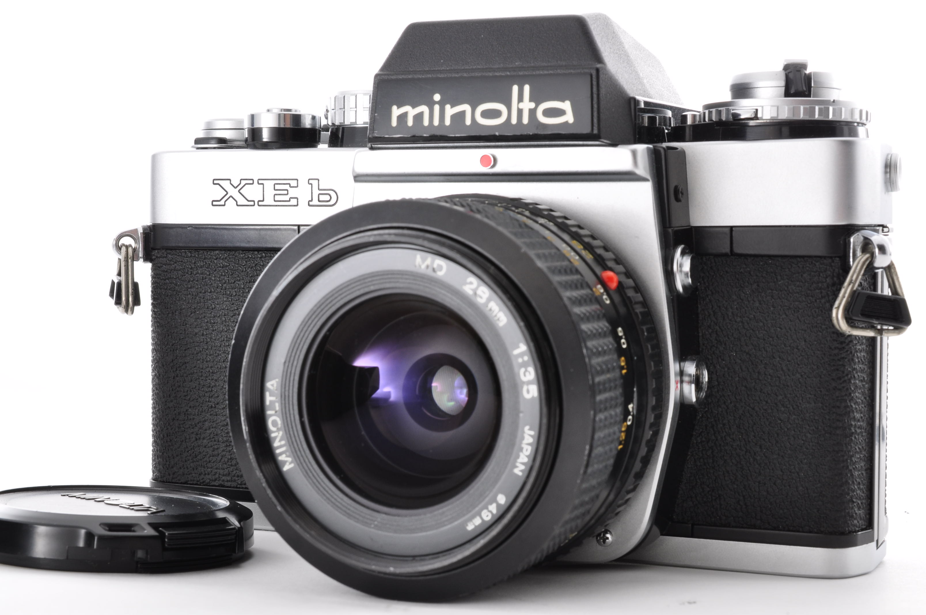 Minolta XEb (XE-5) 35mm SLR Film Camera + New MD 28mm F3.5 [Exc+5] From Japan img01