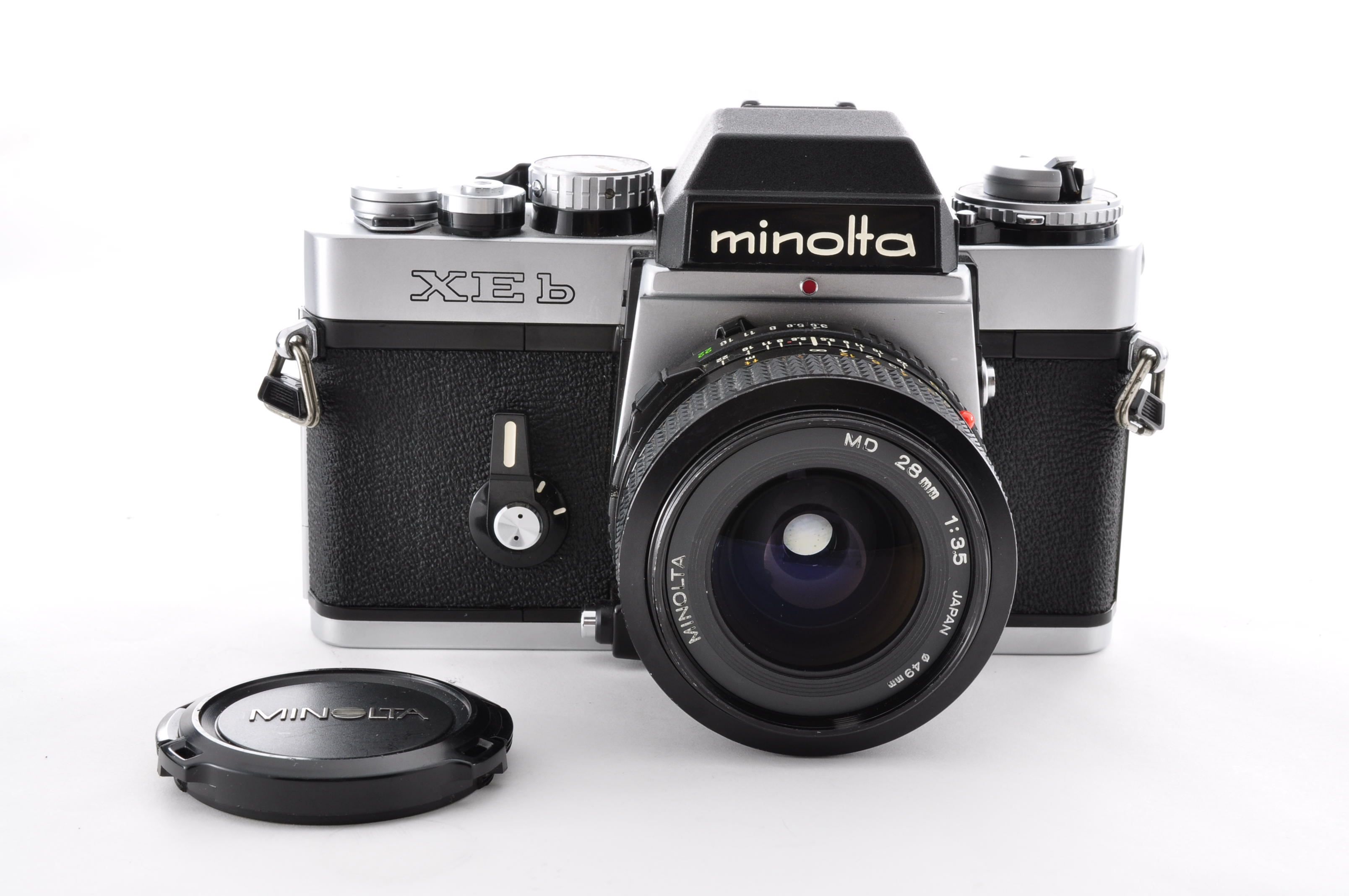 Minolta XEb (XE-5) 35mm SLR Film Camera + New MD 28mm F3.5 [Exc+5] From Japan img23