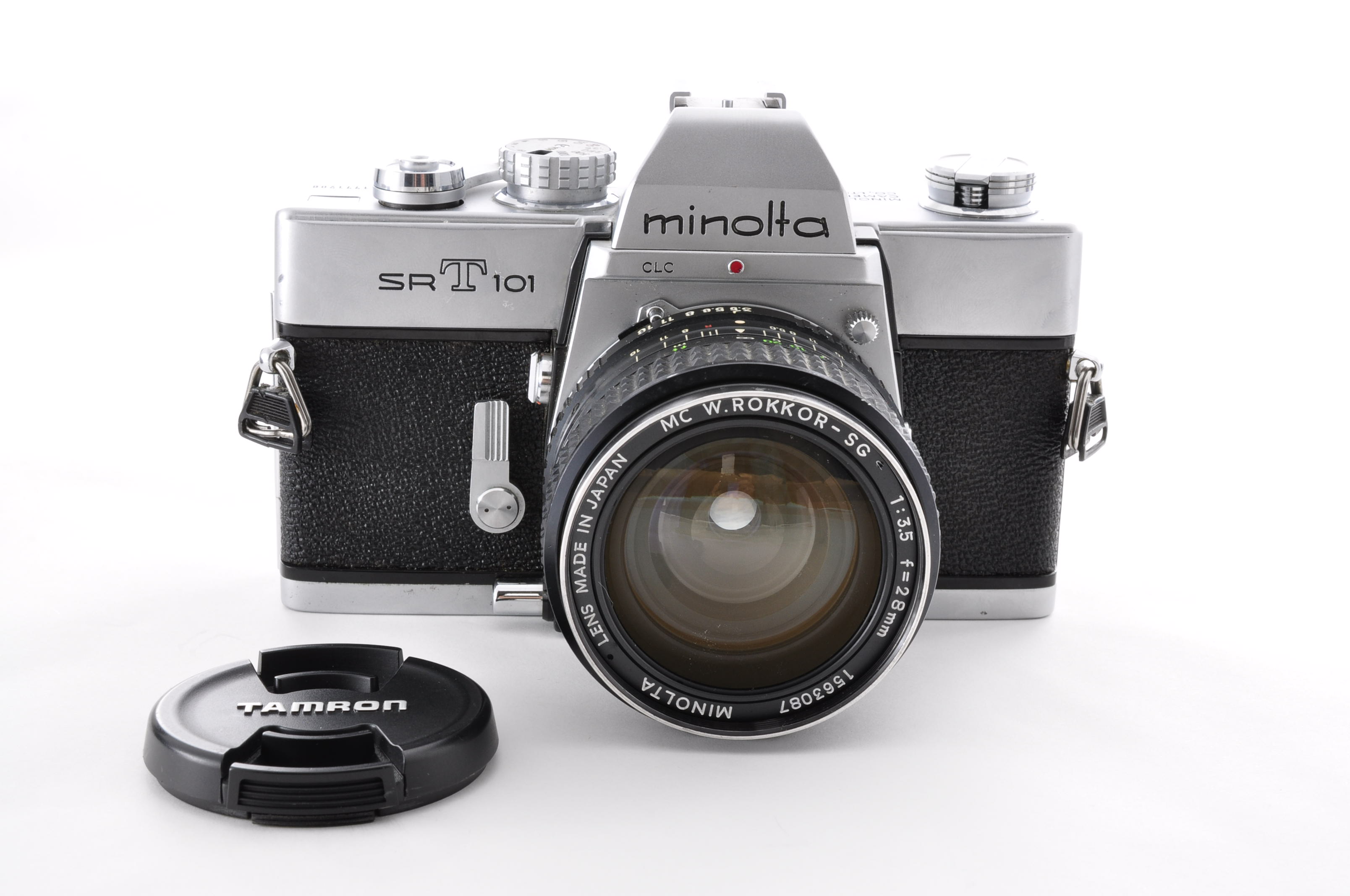 [EXC/Read] MINOLTA SRT 101 SLR 35mm Film Camera + MC W.ROKKOR-SG 28mm F3.5 Japan img23