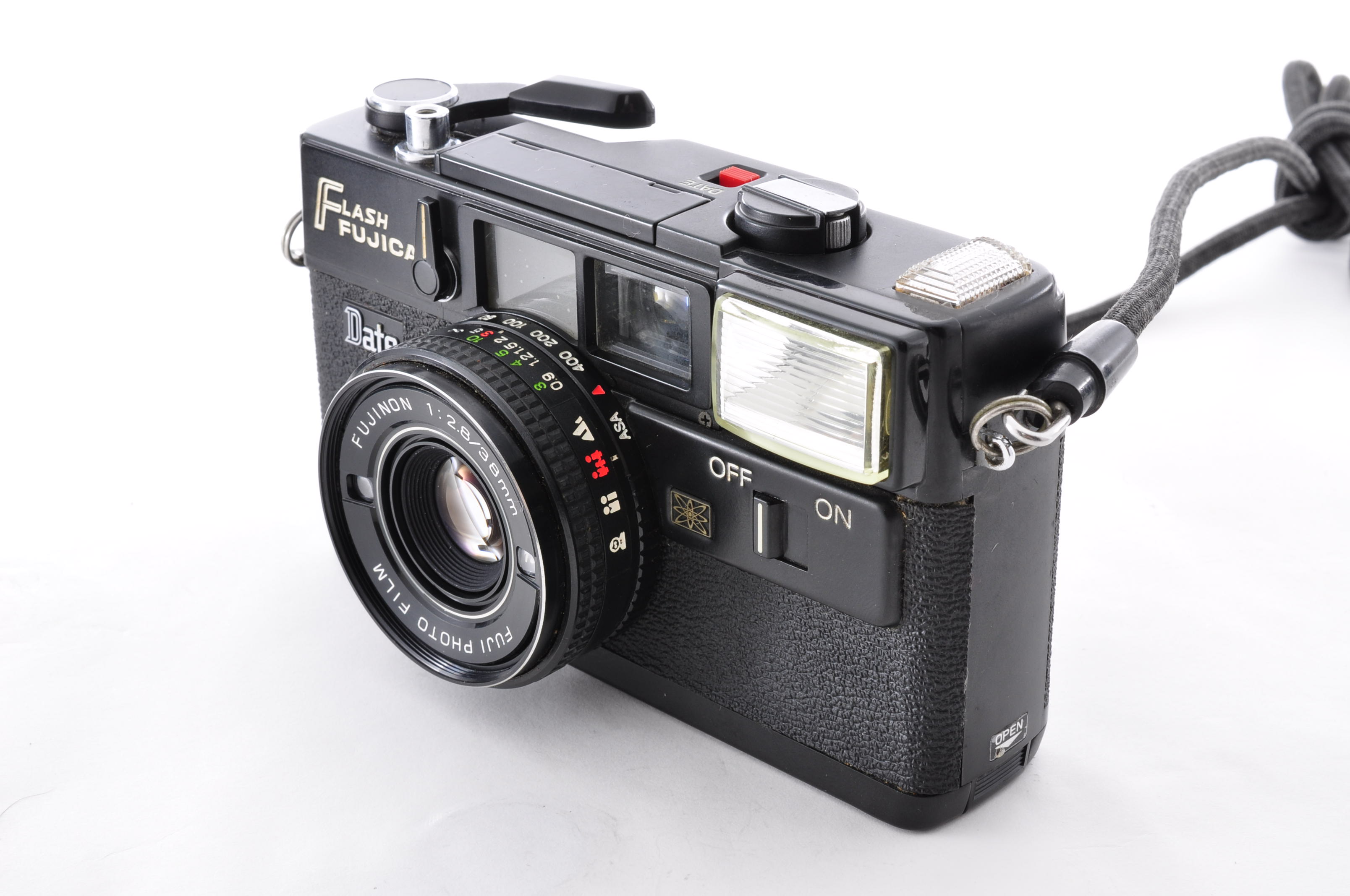 Fuji Fujifilm Flash Fujica Date Rangefinder 35mm Film Camera [Near MINT] JAPAN img02
