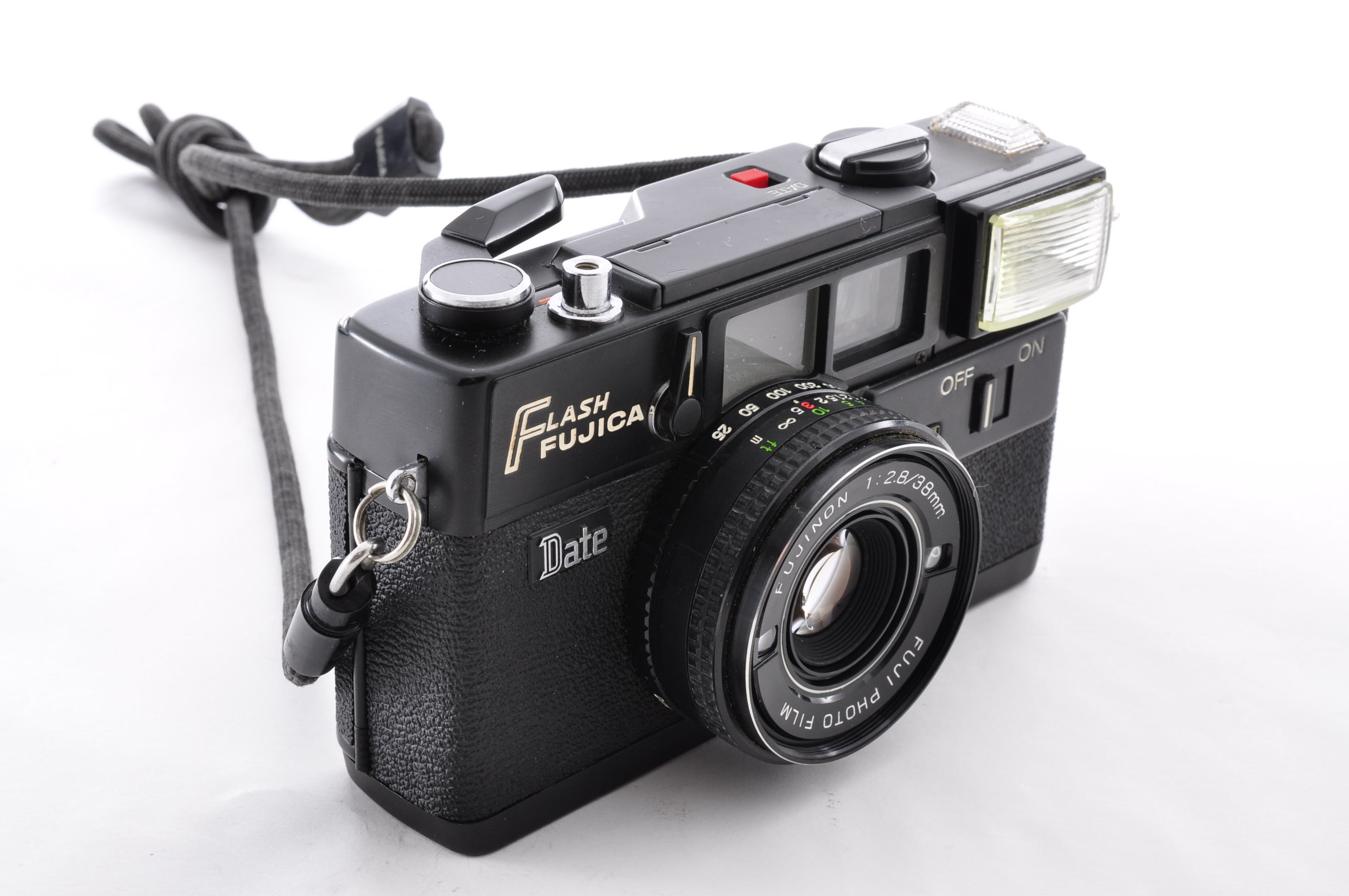 Fuji Fujifilm Flash Fujica Date Rangefinder 35mm Film Camera [Near MINT] JAPAN img03