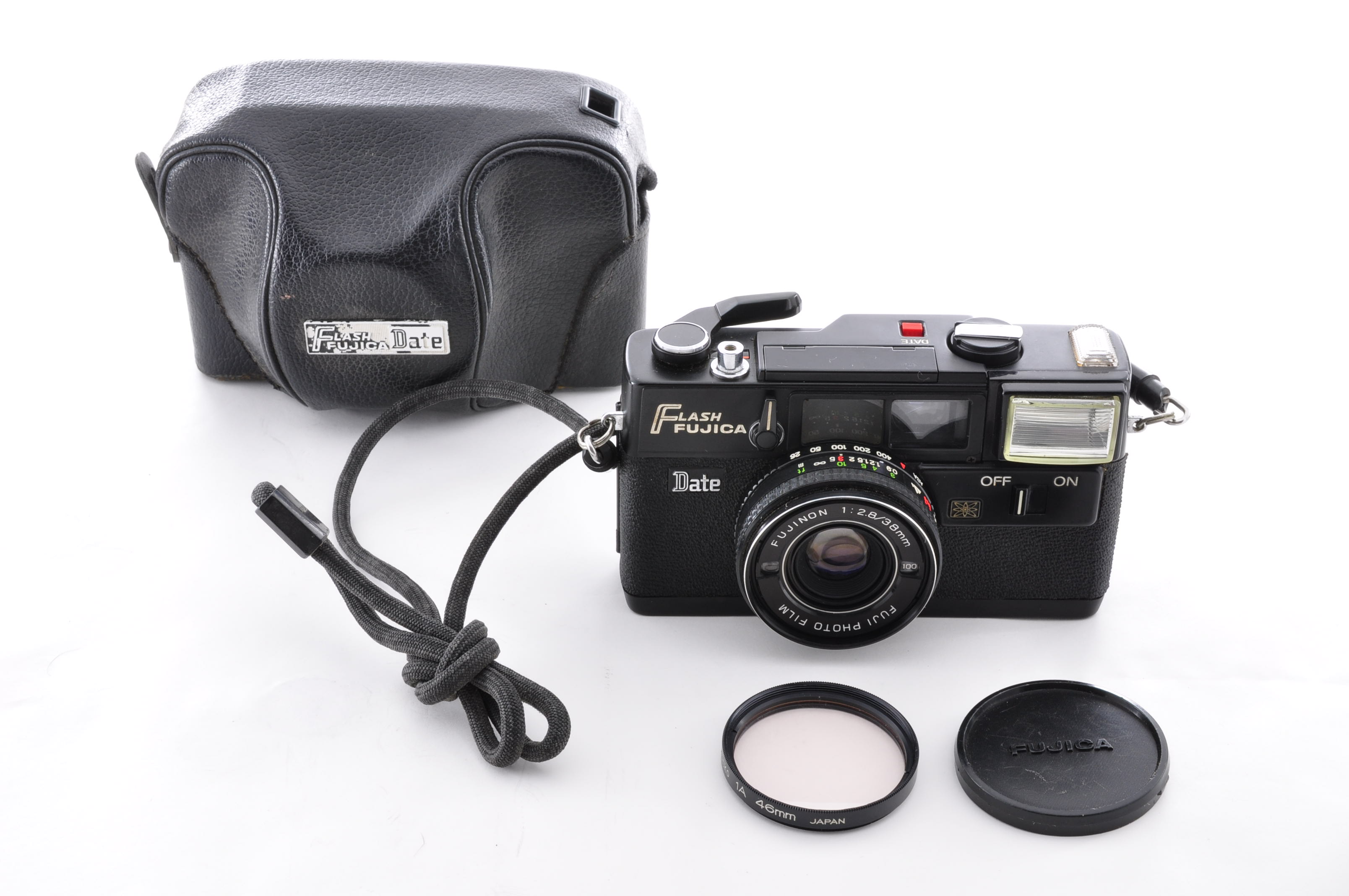 Fuji Fujifilm Flash Fujica Date Rangefinder 35mm Film Camera [Near MINT] JAPAN img16
