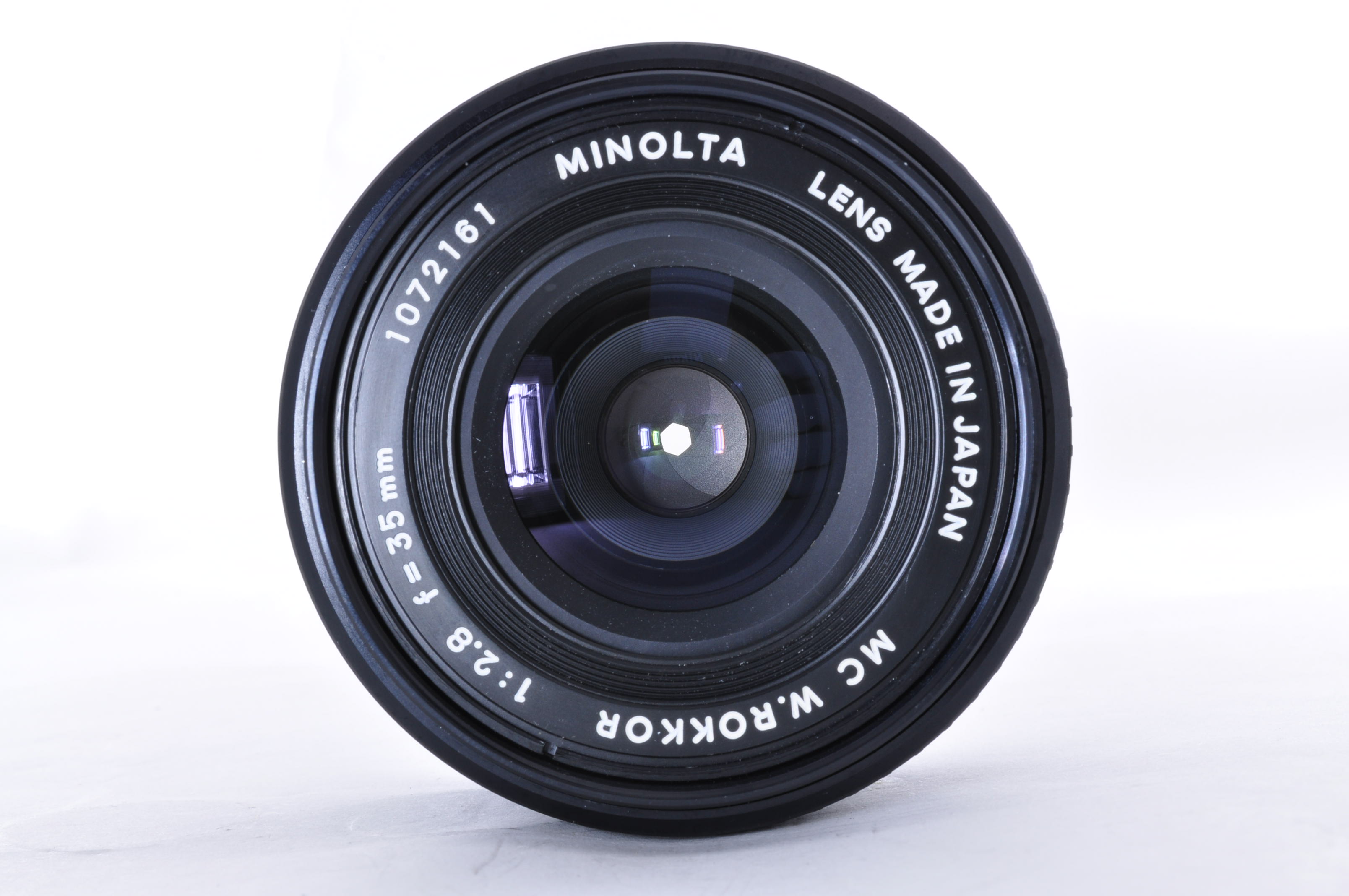 MINOLTA MC W.ROKKOR 35mm f/2.8 Wide Angle MF Lens [Near Mint] From Japan img06