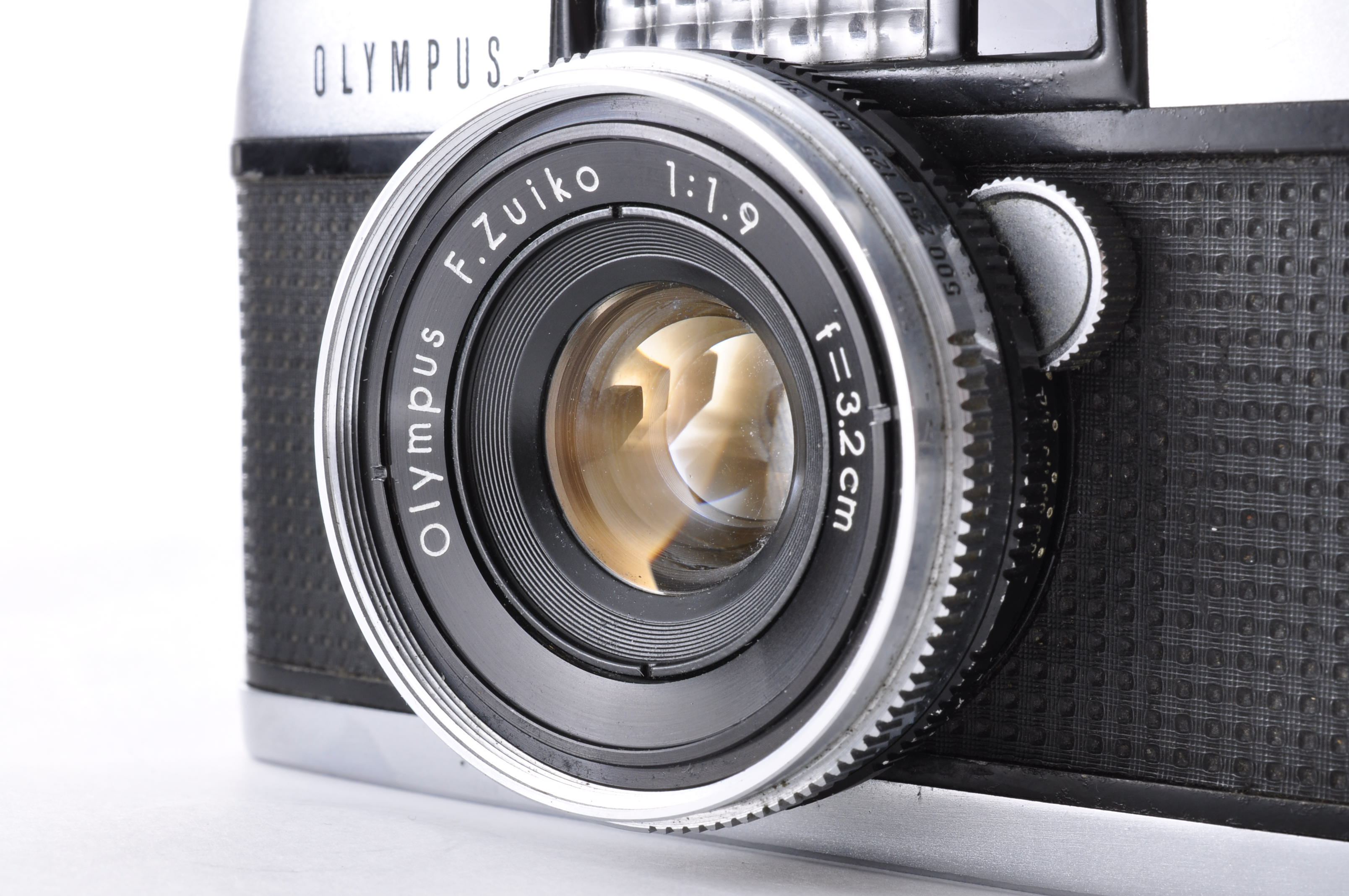 Olympus Pen-D Half Frame Camera Silver F.ZUIKO 32mm F/1.9 [Excellent] From Japan img08