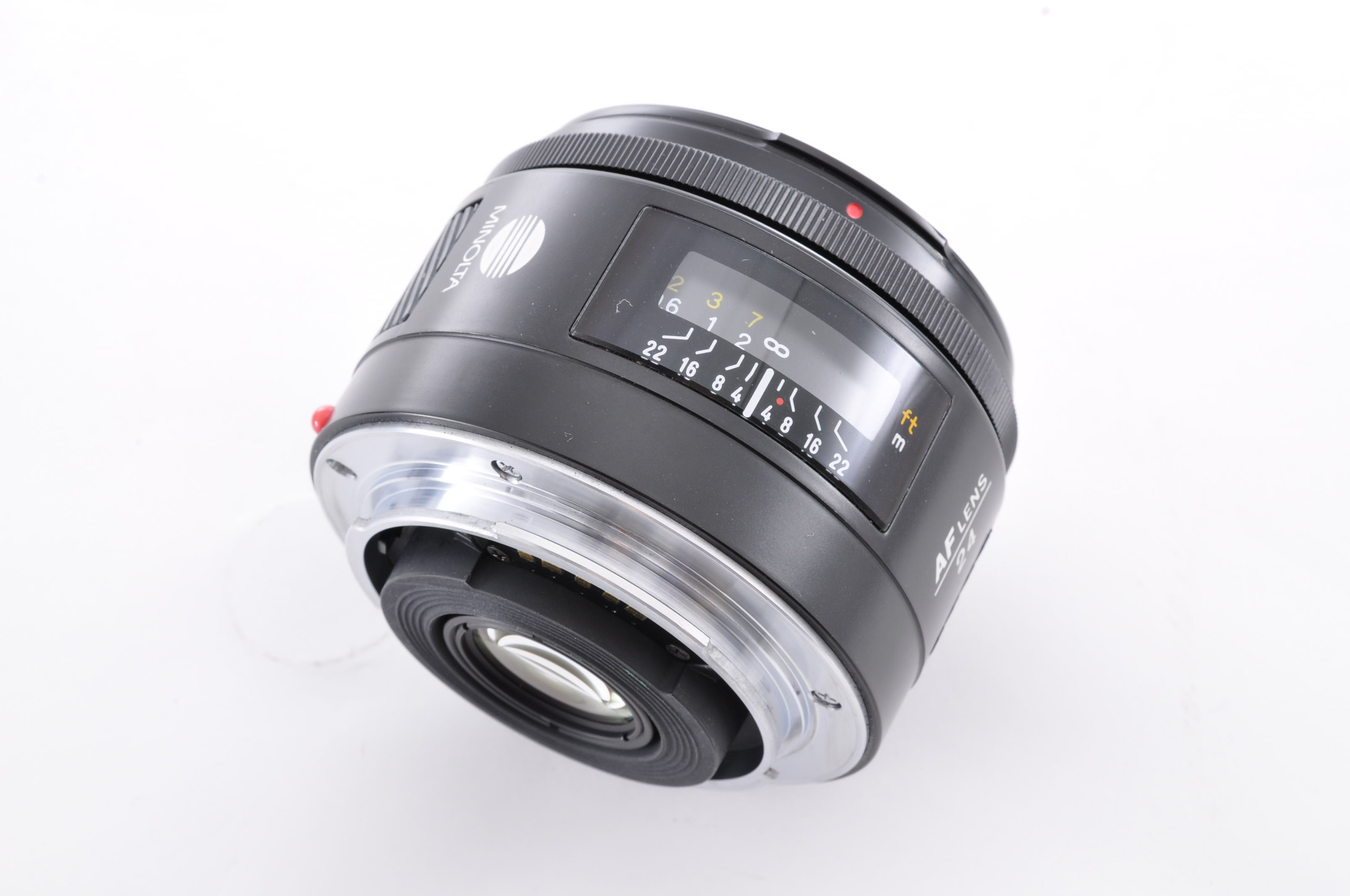 Minolta AF 24mm F/2.8 Wide Angle AF Lens Sony A-Mount w/Caps [Near Mint] Japan img02