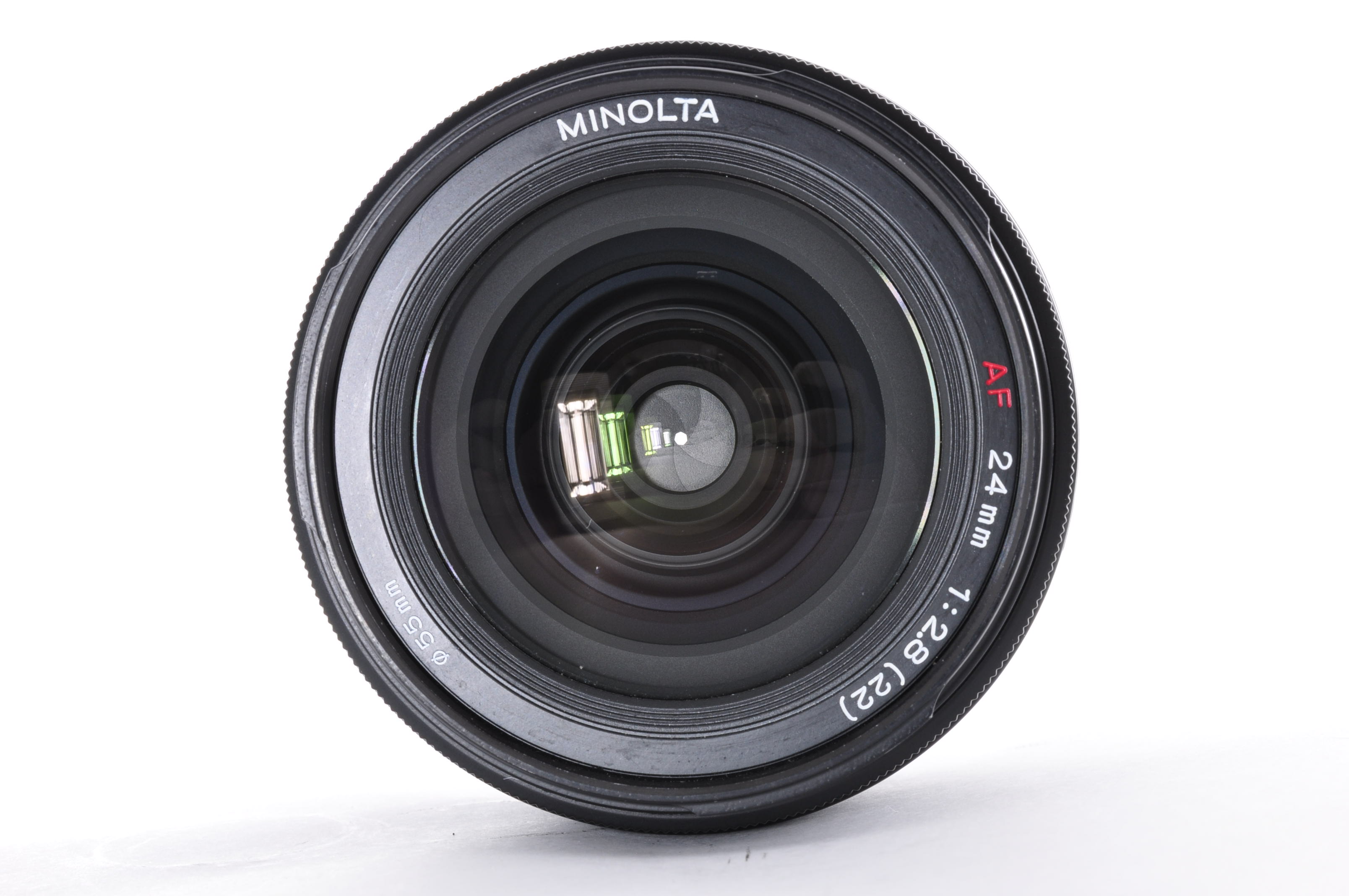 Minolta AF 24mm F/2.8 Wide Angle AF Lens Sony A-Mount w/Caps [Near Mint] Japan img06