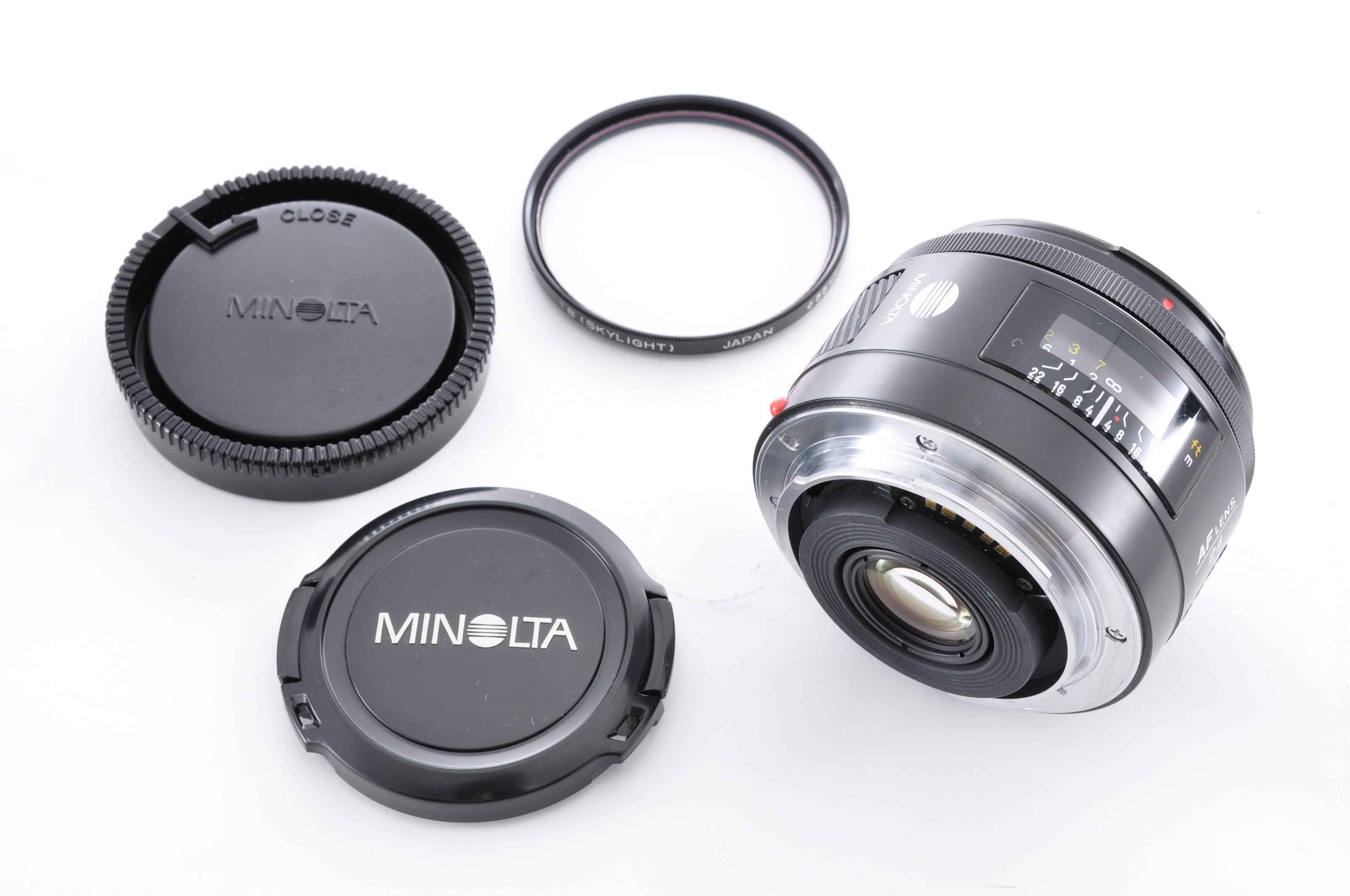 Minolta AF 24mm F/2.8 Wide Angle AF Lens Sony A-Mount w/Caps [Near Mint] Japan img12