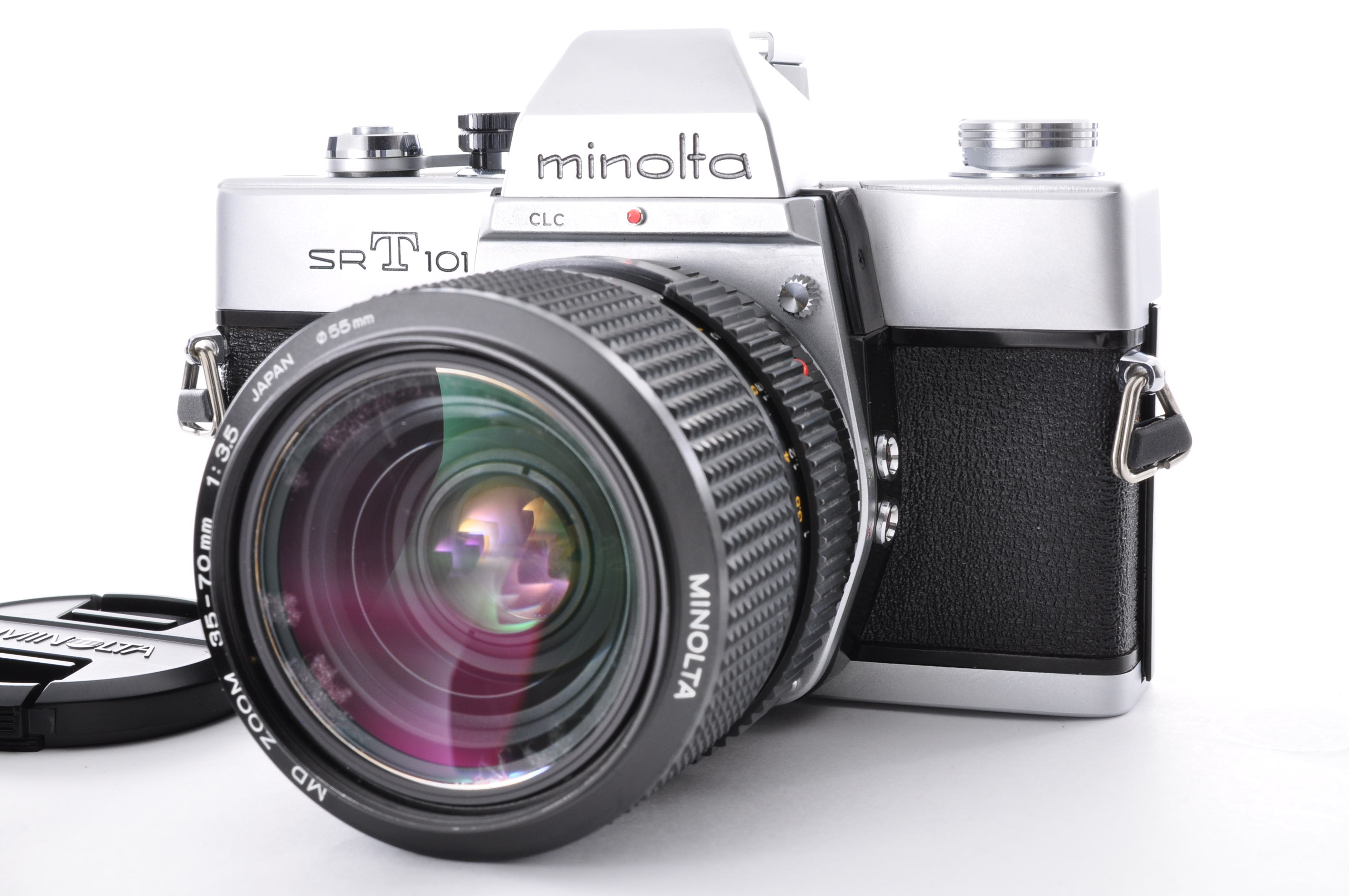MINOLTA SRT 101 SLR 35mm Film Camera w/MD 35-70mm F3.5 Lens [Excellent] Japan img01