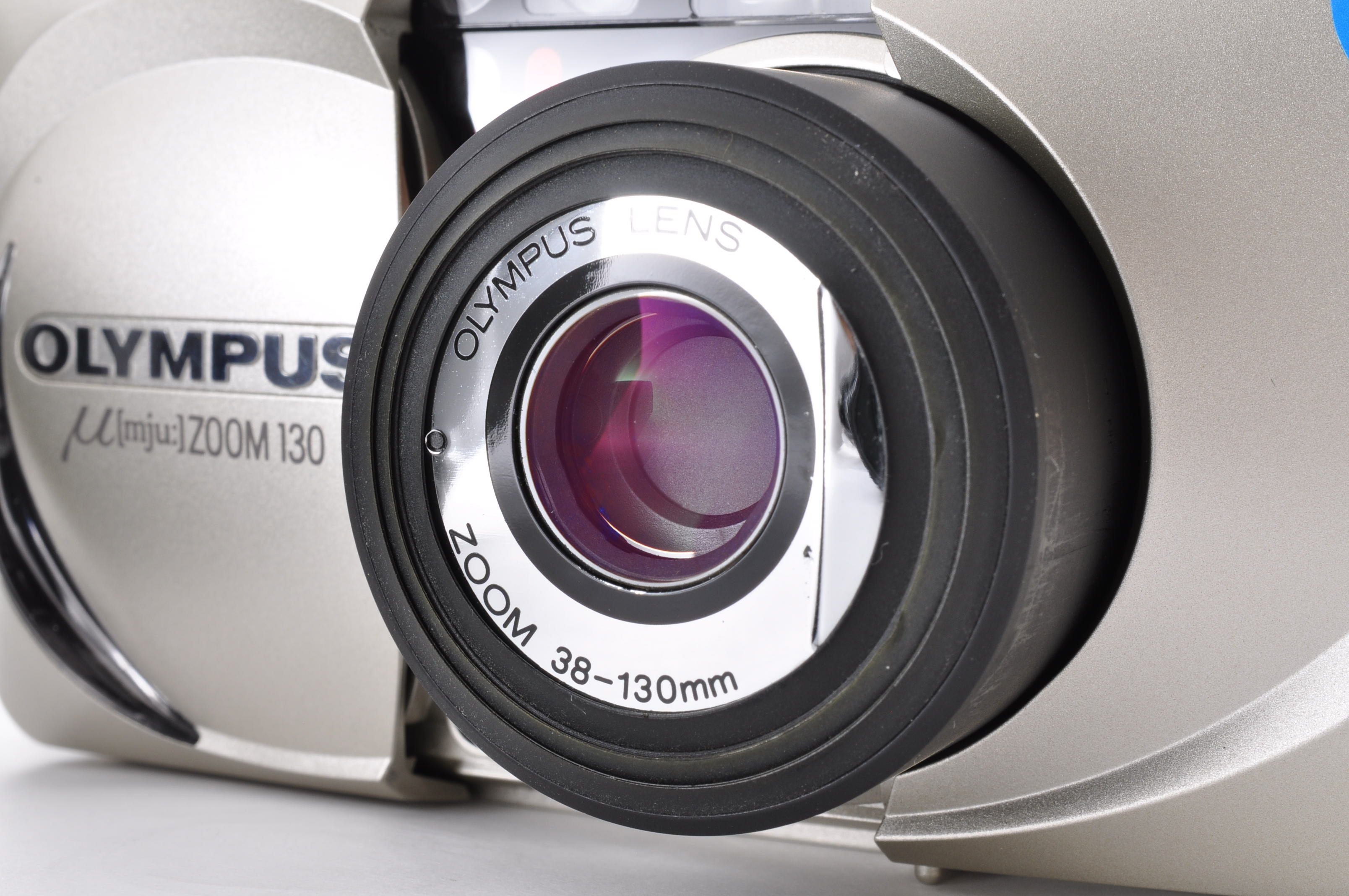 Olympus mju Stylus Zoom 130 35mm Film Camera w/Strap [Mint] From Japan img08